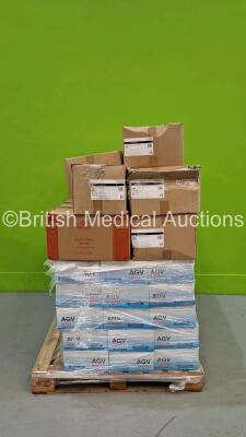 Pallet of Consumables Including Instramed Vasectomy Pack, MediJab Insulin Safety Syringe, AGV Refreshing Gel, Purell Advanced Hygienic Hand Rub, Clinell Contiplan+ Cloths, Welch Allyn Otoscope / Ophthalmoscope Handle with Attachments in Case and BD Vacuta