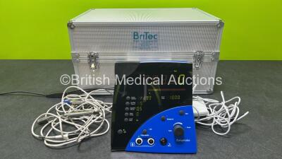 BriTec EuroRad EuroProbe 3 Control Console with 2 x Probes and Footswitch in Carry Case (Powers Up)