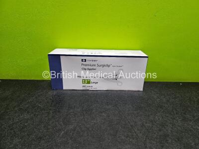 1 x Box of 6 x Covidien Ref 134048 Premium Surgiclip Auto Suture 13mm Appliers *Exp - 2027* (Like New in Box) (H)