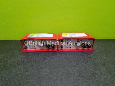 2 x Smiths Medical ParaPAC Plus 300 Transport Ventilators MR Conditional *Mfd - 2022*