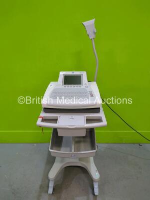 GE MAC3500 ECG Machine on Stand (Powers Up)