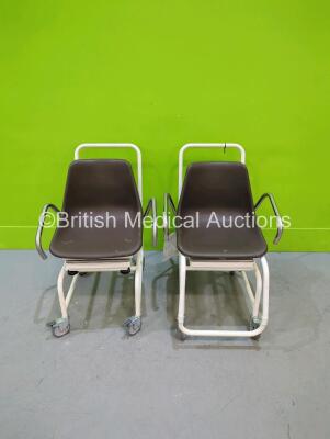 2 x Weylux Wheelchair Weighing Scales