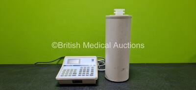 Capintec Inc CRC-25R Dose Calibrator (Powers Up and Damaged Casing - See Photo) with CRC-25R/W Chamber