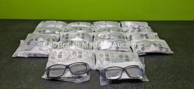 18 x Karl Storz - Endoskope 3D Glasses (Like New in Packaging)