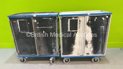 2 x Sterile Goods Transport Carts