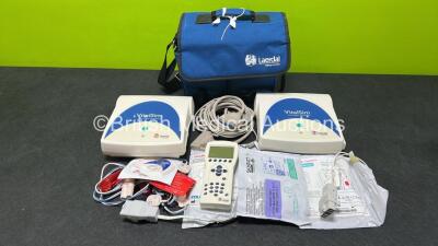 2 x Laerdal VitalSim Vital Signs Simulators (No Power Supply) in 1 x Case with 1 x Remote Controller and Accessories