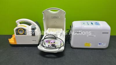 Mixed Lot Including 1 x Tongye MC-600C Suction Pump (Powers Up) 1 x K Fisio Electric Breast Pump (Powers Up) and 1 x ArjoHuntleigh Auralis Pump (Damaged Power Plug) *PE20-05-360 / 20000024015*