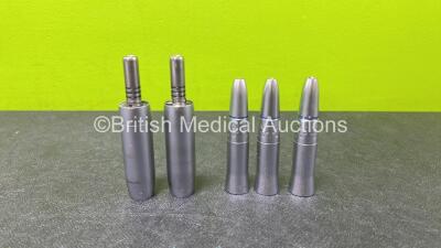 Job Lot Including 3 x Bien Air HP 1.1 1600383 Handpieces and 2 x Bien Air MX Micromotors