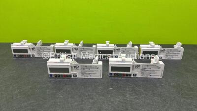 6 x CME Medical T34 Ambulatory Syringe Pumps (4 x Power Up, 2