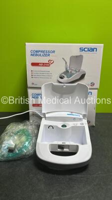 2 x Scian Compressor Nebulizer NB-210C (Powers Up)