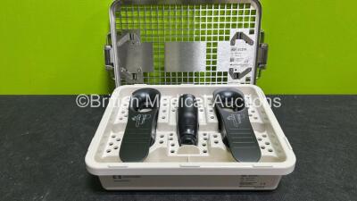 Covidien Sonicision Dissection System Battery SCGAA With 2 x Covidien SCBIGA Battery Transfer Shields In Tray