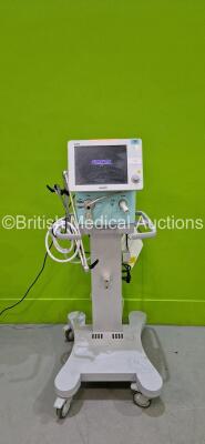 Aeonmed VG70 Ventilator With Hose on Stand *Mfd 2020* Version 2.0 Running Time 28 mins (Powers Up)