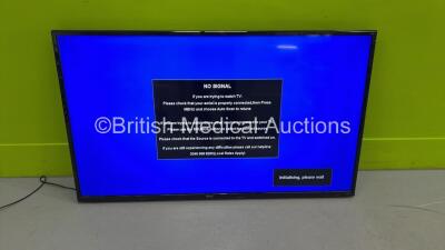 SEIKI SE60FO01UK TV / Display Screen (Powers Up - Small Scratches on Screen) *S/N 6033F2MBC637SW303000386*