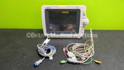 Mindray IMEC10 Patient Touch Screen Monitor *MFD 2013* (Powers Up) Including ECG, SPO2, T1, T2 and NIBP Option with 3 Lead ECG Lead, SPO2 Finger sensor and 1 x Li-ion Battery