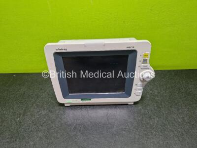 Mindray iMEC10 Patient Monitor Including ECG, SpO2, NIBP, T1 and T2 Options *Mfd - 2013* (Powers Up Scratch on Screen - See Photo)