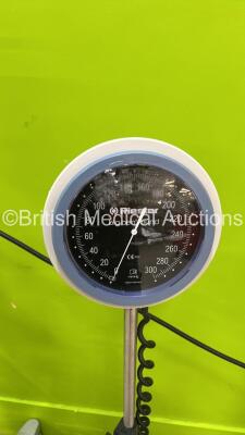 Mixed Lot Including 2 x Blood Pressure Meters on Stands, 1 x Datascope Duo VItal Signs Monitor on Stand (Powers Up), 1 x Parity Medical Stand (Missing Wheel) and 1 x Fisher and Paykel Humidifier Stand *S/N 301690 / 1006302 / 2014* **A/N (8004) 50552135101 - 3