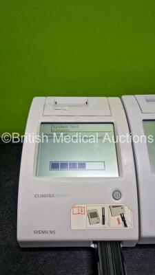 2 x Siemens Clinitek Status+ Analyzers (Both Power Up) with 1 x Power Supply - 3