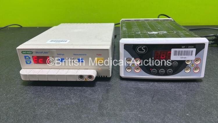 1 x Cleaver MP-250V and 1 x Bio-Rad MicroPulser (Both Power Up) *18248 / 18195*