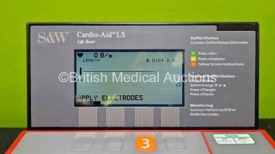 S&W Cardioaid LS Lifesaver Defibrillator with Cardiac Aid Power Unit (Powers Up) - 3