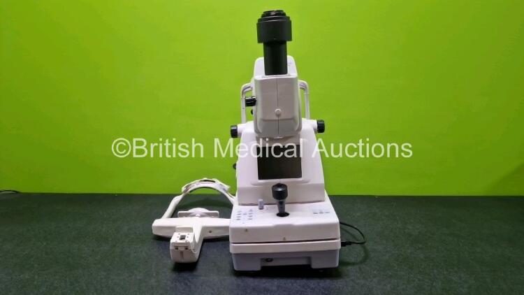 TopCon TRC-NW6S Non-Mydriatic Retinal Camera (Draws Power, Damaged / Loose Casing - See Photos) with 1 x Unknown Chin Rest (Damaged - See Photo) *SN 2880844*