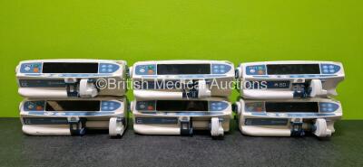 Job Lot Including 1 x BD Alaris Guardrails Plus CC Syringe Pump *Mfd 2020* and 5 x CareFusion Alaris Guardrails Plus CC Syringe Pumps
