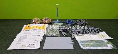 Job Lot of Various Diathermy / Electrosurgical Cables, Forceps and Electrodes