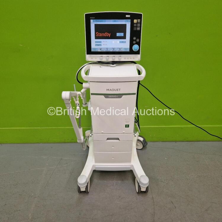 Maquet Servo i Ventilator on Stand Model No 06487800 System Version v8 ...