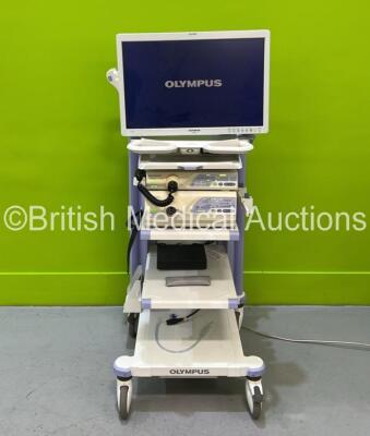 Olympus Stack Trolley with Olympus OEV261H Monitor, Olympus Evis Lucera ...