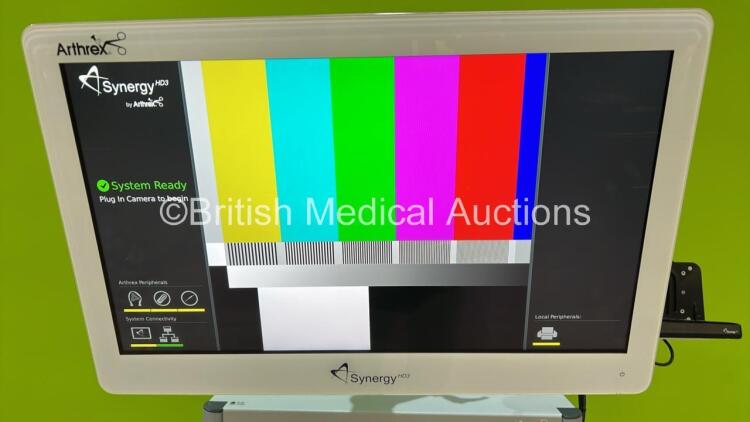 Arthrex Stack Trolley Including Arthrex Synergy HD3 Monitor and ...
