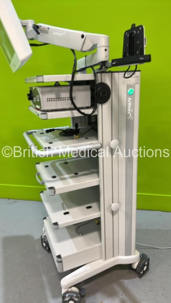 Arthrex Stack Trolley Including Arthrex Synergy HD3 Monitor and ...