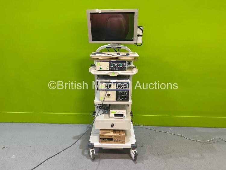 Olympus Stack System Including 1 x Sony LMD-2451MD LCD Monitor (Powers ...