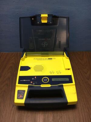 Cardiac Science Powerheart AED G3 Automated External Defibrillator (Power Up with Service Required Message when tested with Stock Battery-Battery Not