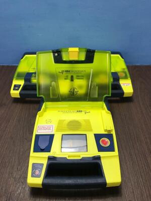 3 x Cardiac Science Powerheart AED G3 Pro Automated External Defibrillators (All Power Up when Tested with Stock Battery-Batteries Not Included) *4367