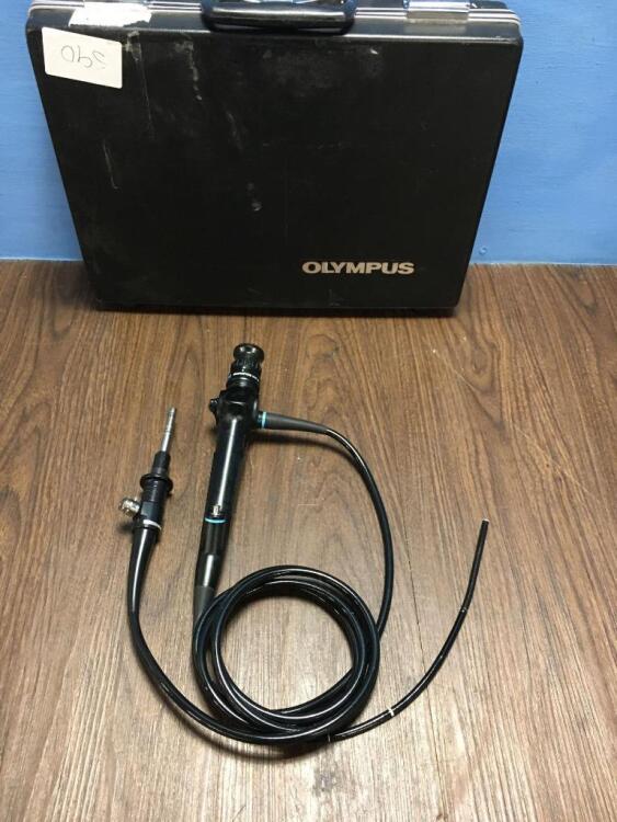 Olympus CYF-4 Cystoscope in Case *S/N W101638* **Mfd 2001** Engineer's Report - Optical System 1 x Broken Fiber - Angulation No Fault Found - , Insert
