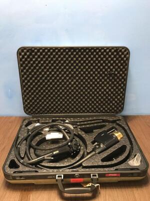 Pentax EC-3470LK Flexible Colonoscope In Carry Case - Engineer's Report : Optical System - Untested Due to No Processor, Angulation - Not Reaching Spe