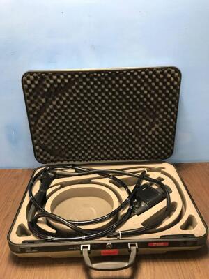 Pentax EC-3880LK Flexible Colonoscope In Carry Case - Engineer's Report : Optical System - Untested Due to No Processor, Angulation - Slightly Short o