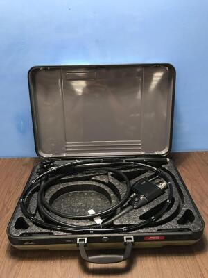 Pentax EC-3880LK Video Colonoscope In Carry Case - Engineer's Report : Optical System - Untested Due to No Processor, Angulation - No Fault Found, Ins