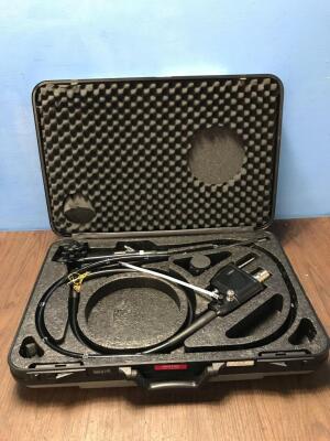 Pentax EC-3890Li Video Colonoscope in Case - Engineer's Report : Optical System - Untested Due to No Processor, Angulation - "Down" Slightly Short of