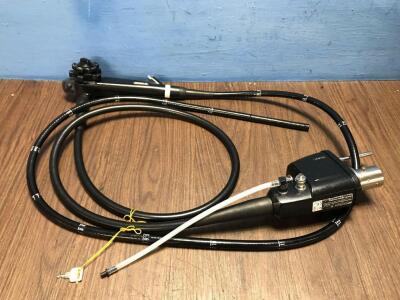 Pentax EC-3890Li Video Colonoscope in Case - Engineer's Report : Optical System - Untested Due to No Processor, Angulation - "Down" Slightly Short of - 2