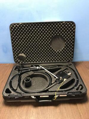 Pentax EC-3890Li Video Colonoscope in Case - Engineer's Report : Optical System - Untested Due to No Processor, Angulation - No Fault Found, Insertion