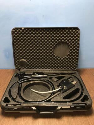 Pentax EC-3890Li Video Colonoscope in Case - Engineer's Report : Optical System - Untested Due to No Processor, Angulation - No Fault Found, Insertion