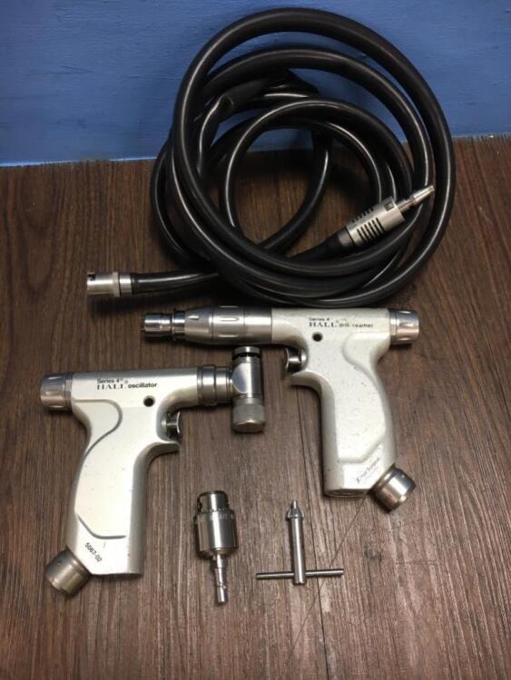 1 x Hall Series 4 Oscillator and 1 x Hall Series 4 Drill/Reamer with Hose and Accessories *S/N NA*