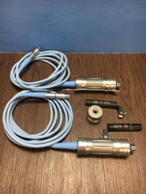 2 x Biomet Ultra-Drive 3 Handpieces with Accessories *S/N 42225 / 42270*