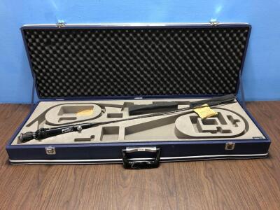 Pentax FI-10RBS Laryngoscope in Carry Case - Engineer's Report : Optics - Minor Fluid Stain, Angulation - No Fault Found, Insertion Tube - No Fault Fo