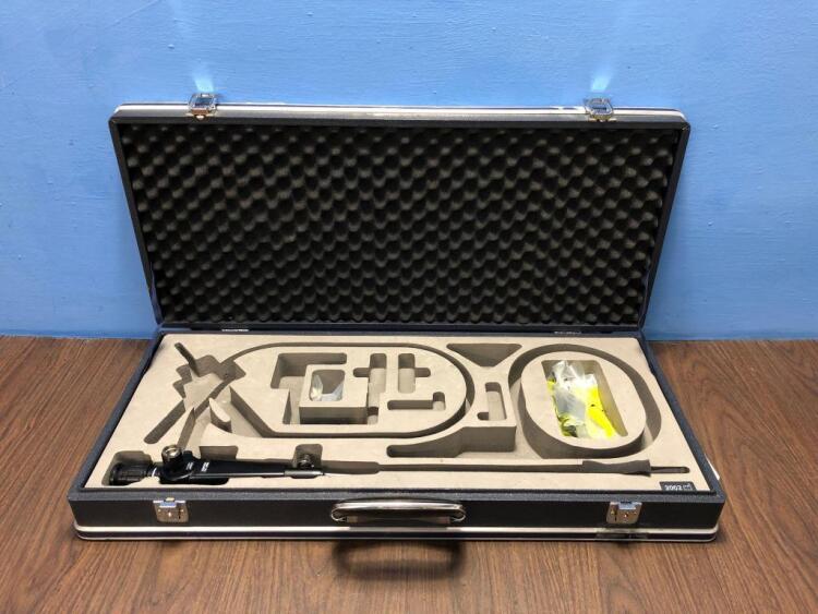 Pentax FNL-10RBS Laryngoscope in Carry Case with 1 x Pentax BS-LH2 Lamp Attachment (Powers Up) - Engineer's Report : Optics -No Broken Fibres, No Faul
