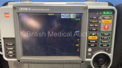 Medtronic Physio-Control Lifepak 15 12-Lead Monitor / Defibrillator *Mfd - 2010* Ref - 99577-000025 P/N - V15-2-000030 Software Version - 3207410-007 - 2