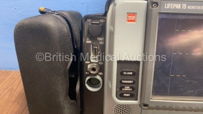 Medtronic Physio-Control Lifepak 15 12-Lead Monitor / Defibrillator *Mfd - 2010* Ref - 99577-000025 P/N - V15-2-000030 Software Version - 3207410-007 - 3