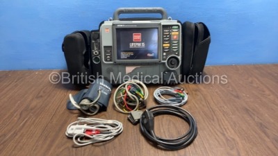 Medtronic Physio-Control Lifepak 15 12-Lead Monitor / Defibrillator *Mfd - 2010* Ref - 99577-000025 P/N - V15-2-000030 Software Version - 3207410-008