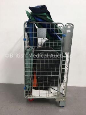 Mixed Cage of Traction Splints,Stretcher Mattresses and Fold Out Stretchers (Cage Not Included) - 2