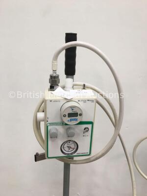 2 x Intersurgical Interflow Units on Stands with Hoses - 3